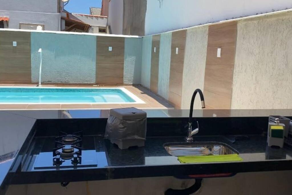 Casa Com Piscina, Grande E Espacosa No Condominio Dos Passaros Cabo Frio Luaran gambar